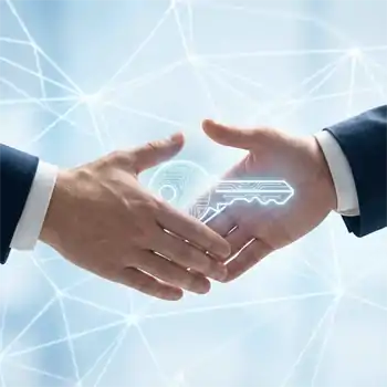 Handing over digital access keys